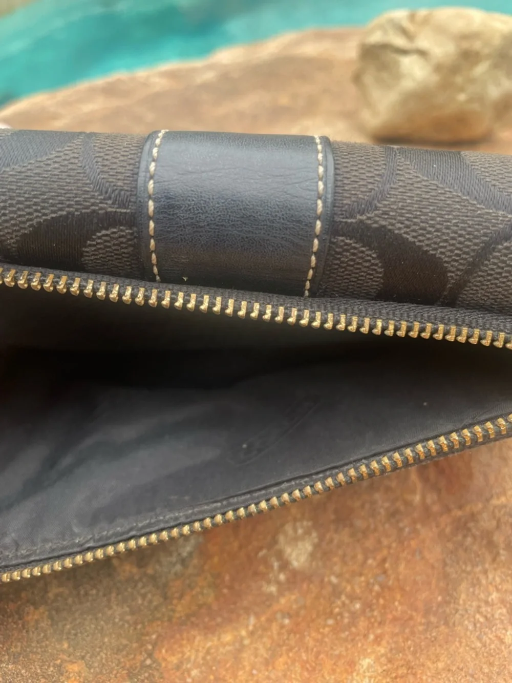 Coach Signature Slim Envelope Trifold Wallet (CSR)